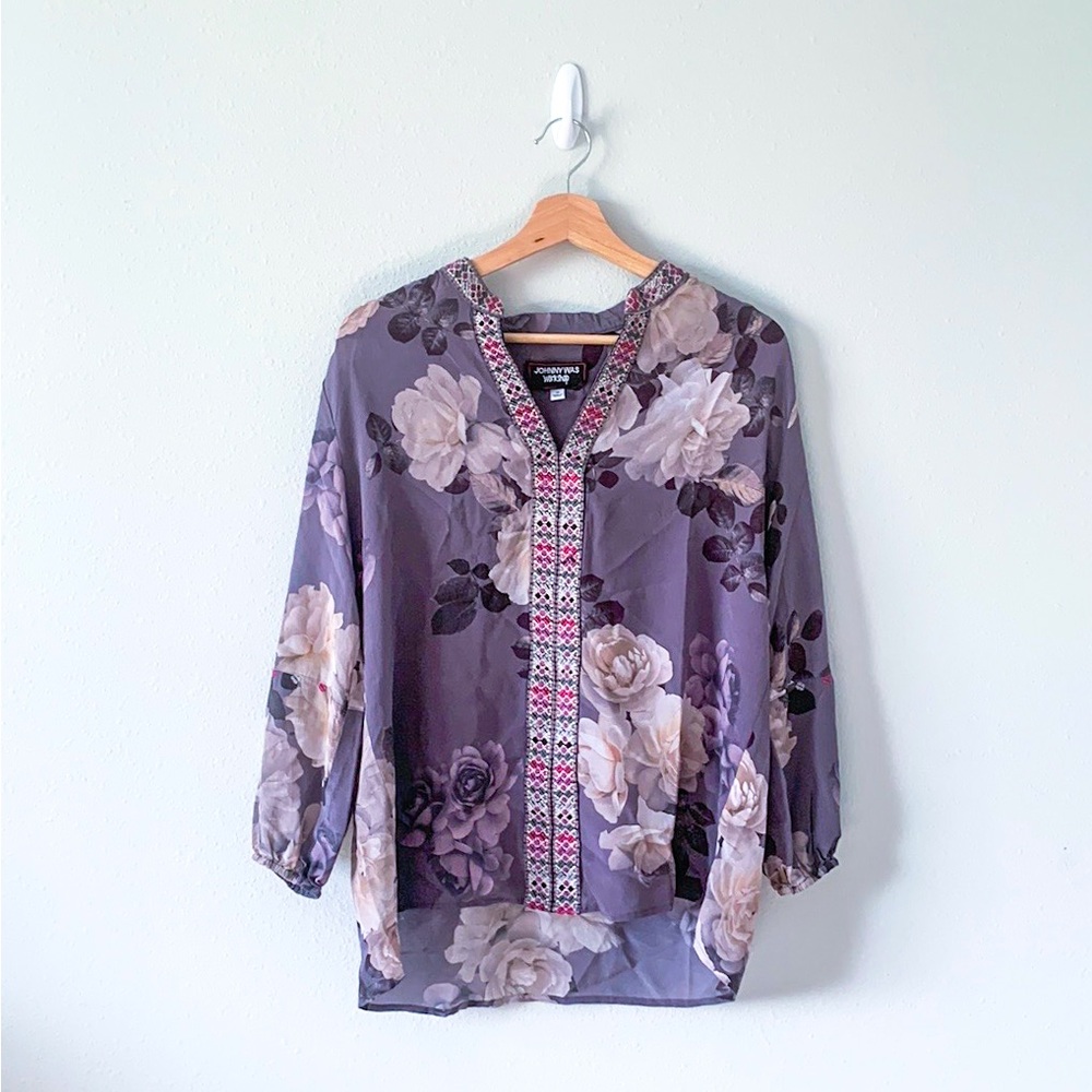 Johnny Was Workshop Paris Effortless Blouse